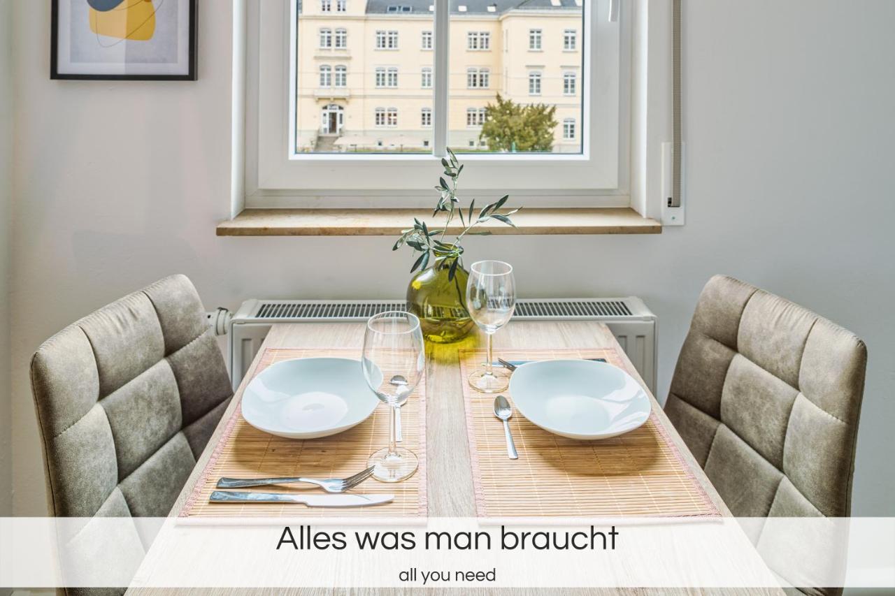 "Neptunblick"- Naehe Altstadt - Ruhig - Balkon - Parkplaetze Drážďany Exteriér fotografie