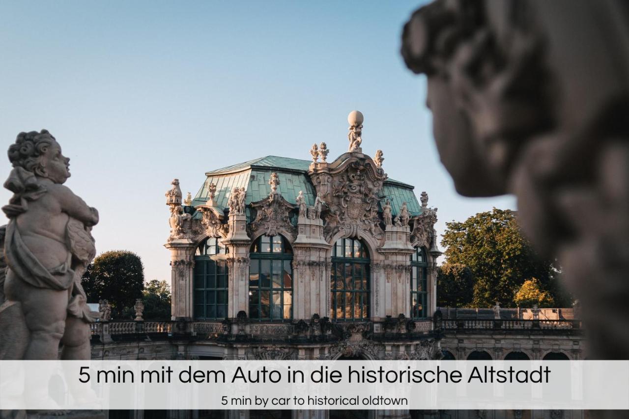 "Neptunblick"- Naehe Altstadt - Ruhig - Balkon - Parkplaetze Drážďany Exteriér fotografie